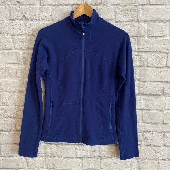 LULULEMON Shape Up Fitted Jacket Indigo Blue